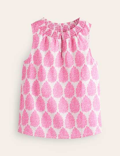 Georgia Linen Sleeveless Top