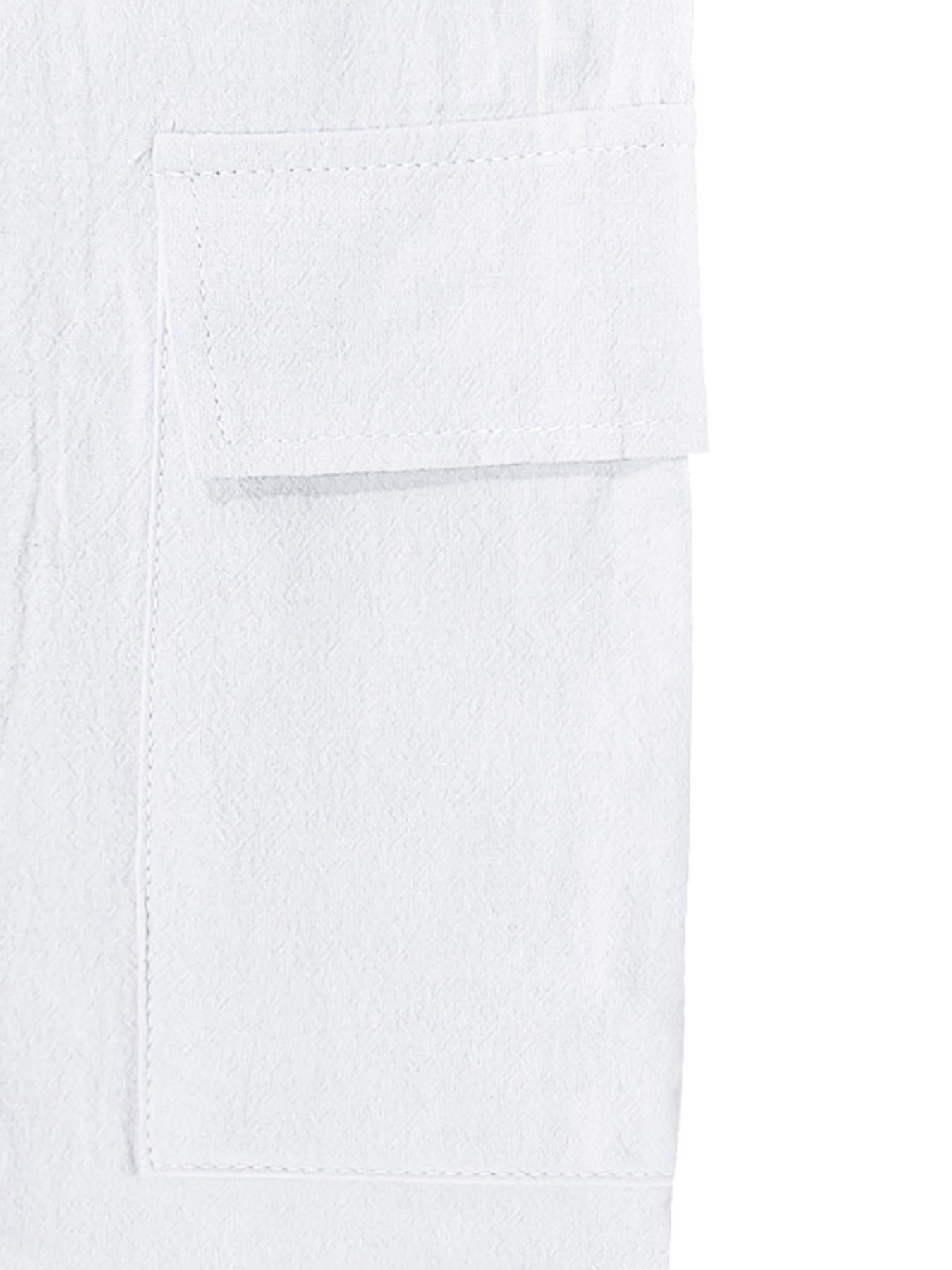 Men's Multi-Pocket Linen cargo shorts, Drawstring Waist Fitted Casual Shorts, Lightweight Breathable Beach Pants for Summer Outdoor Daily Wear