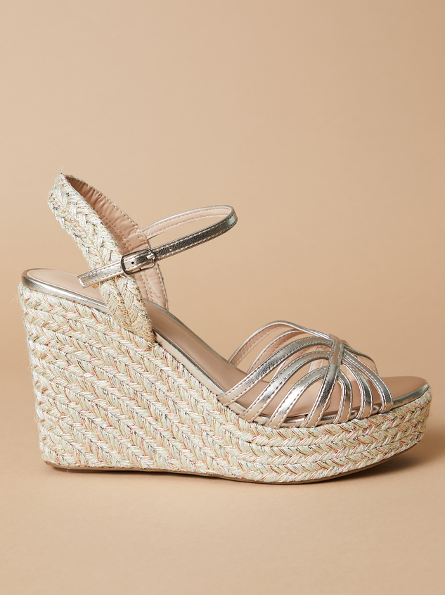 Whitney Metallic Wedge