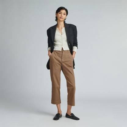 The Organic Straight-Leg Pant