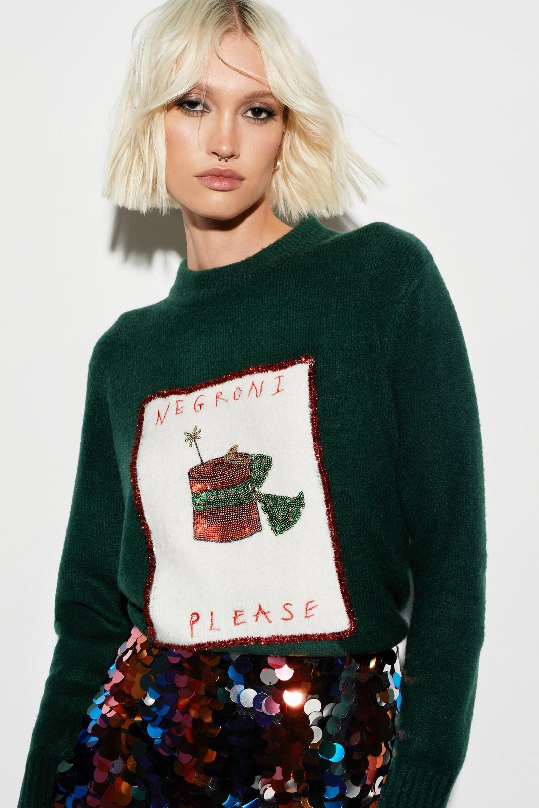 Tatiana Alida Negroni Please Knit Christmas Sweater