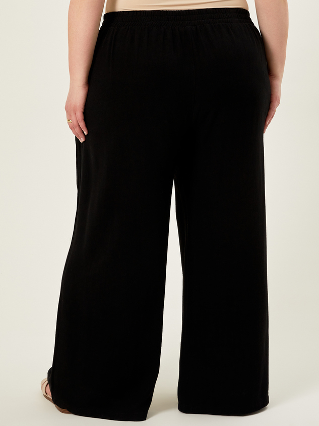 Saxon Linen Wide Leg Pants