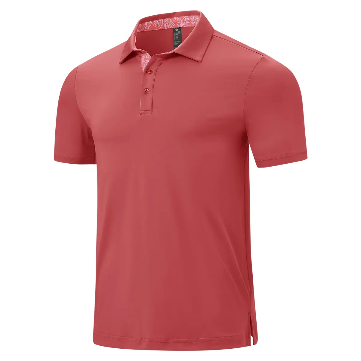 Men's Classic 3-Button Moisture Wicking Athletic Short Sleeve Golf Polo 