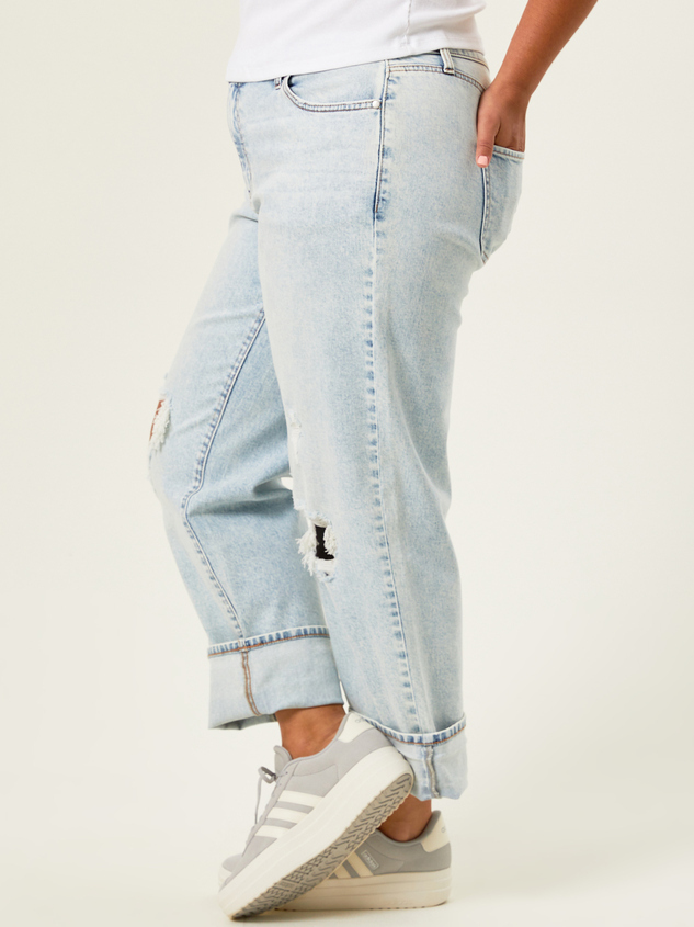 Margot Destructed Girlfriend Jeans