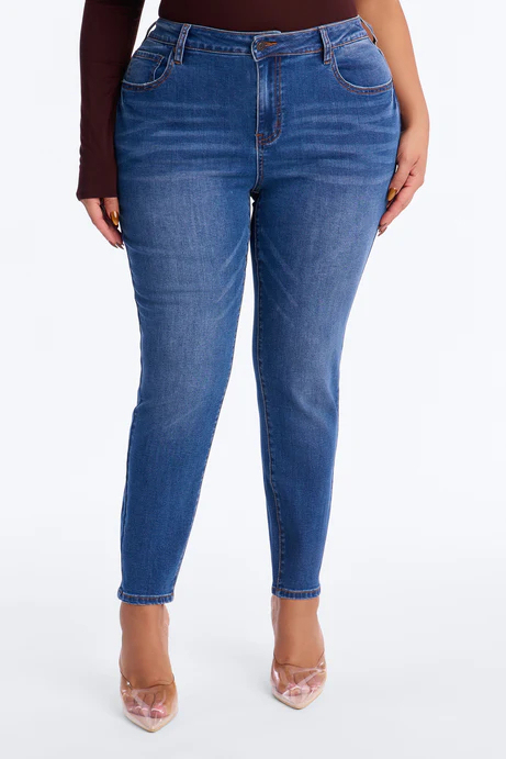 Top Of The Line Stretch Skinny Jeans - Medium Wash