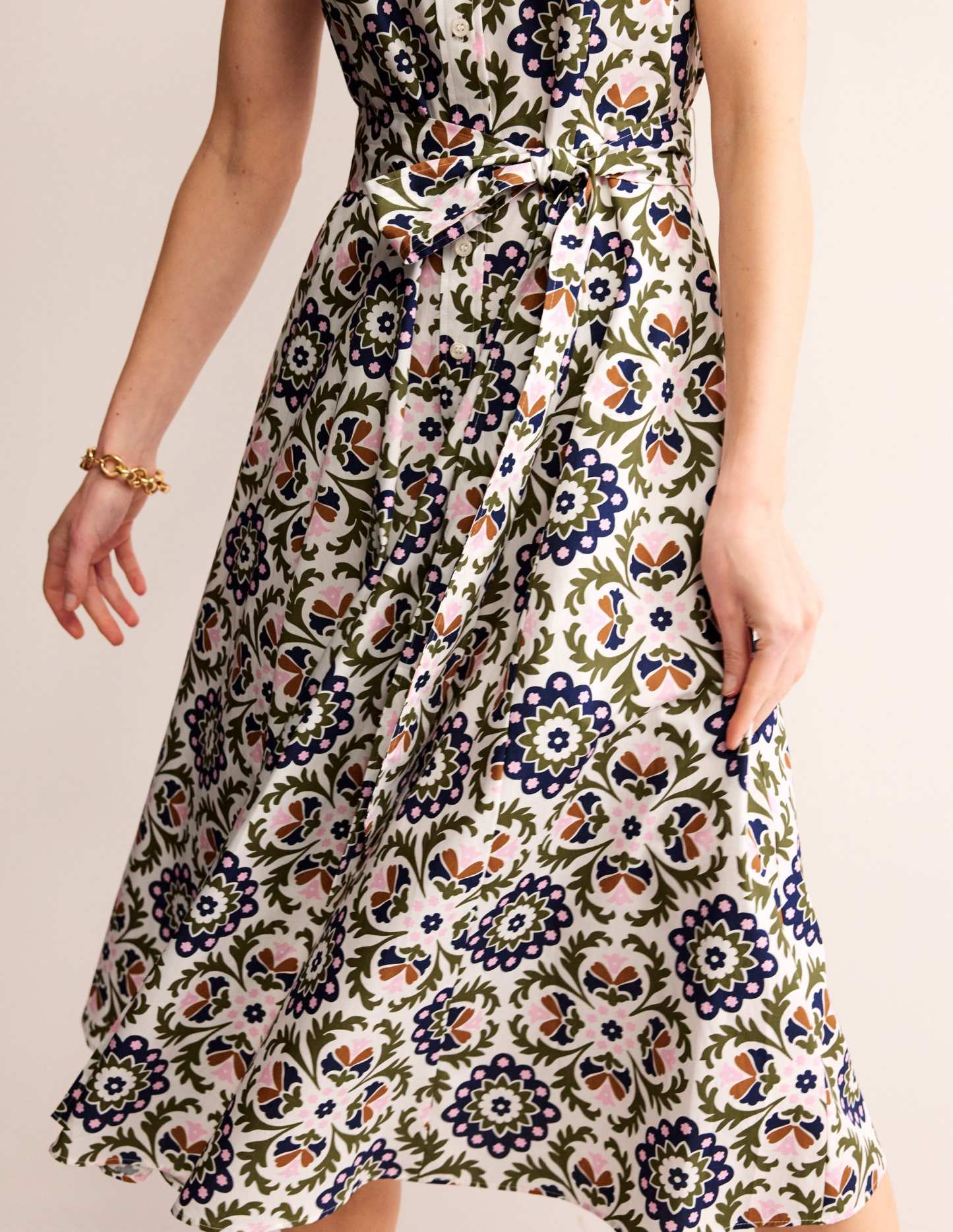 Amy Sleeveless Shirt Dress