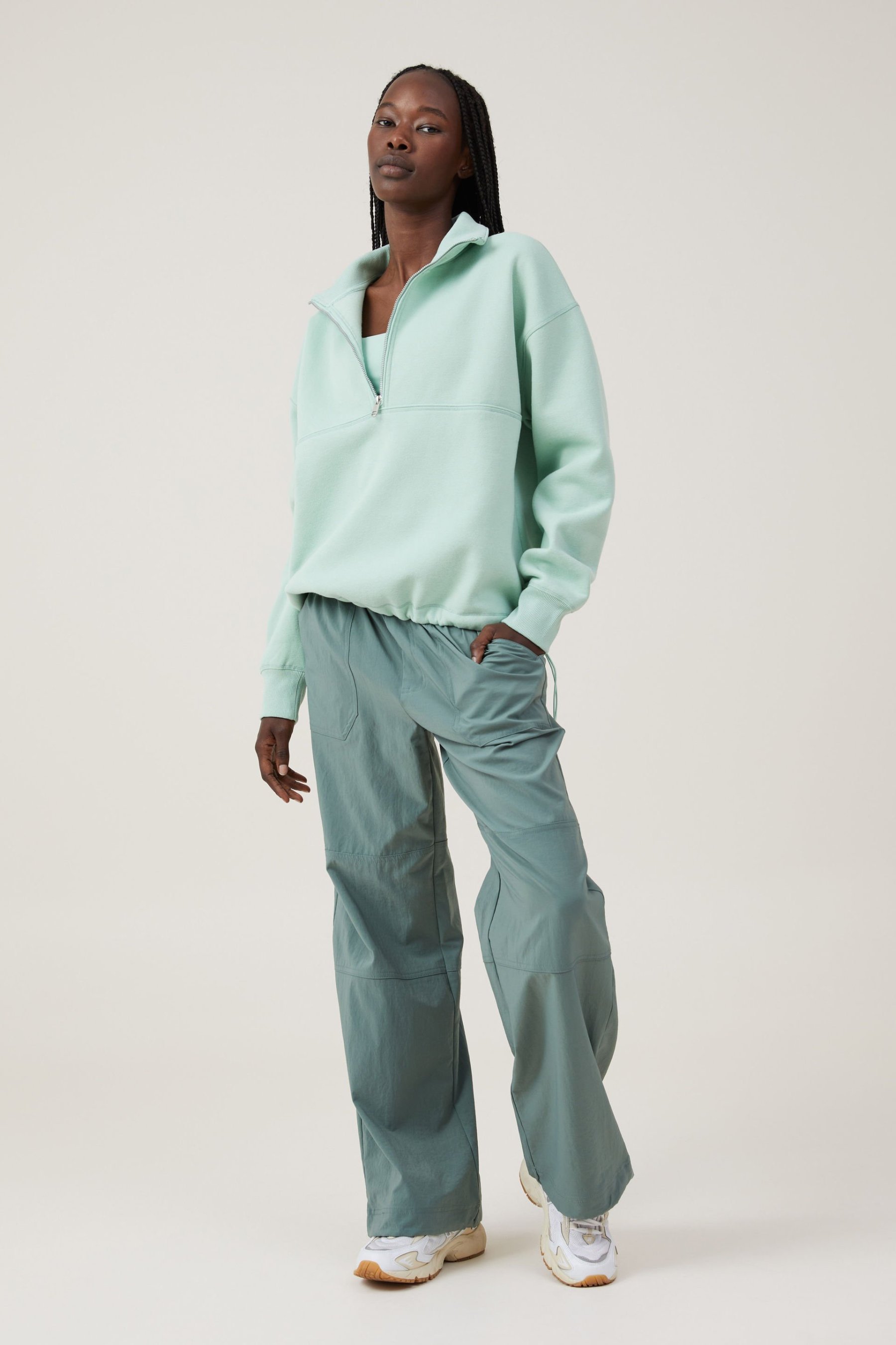 Plush Essential Half Zip Jumper