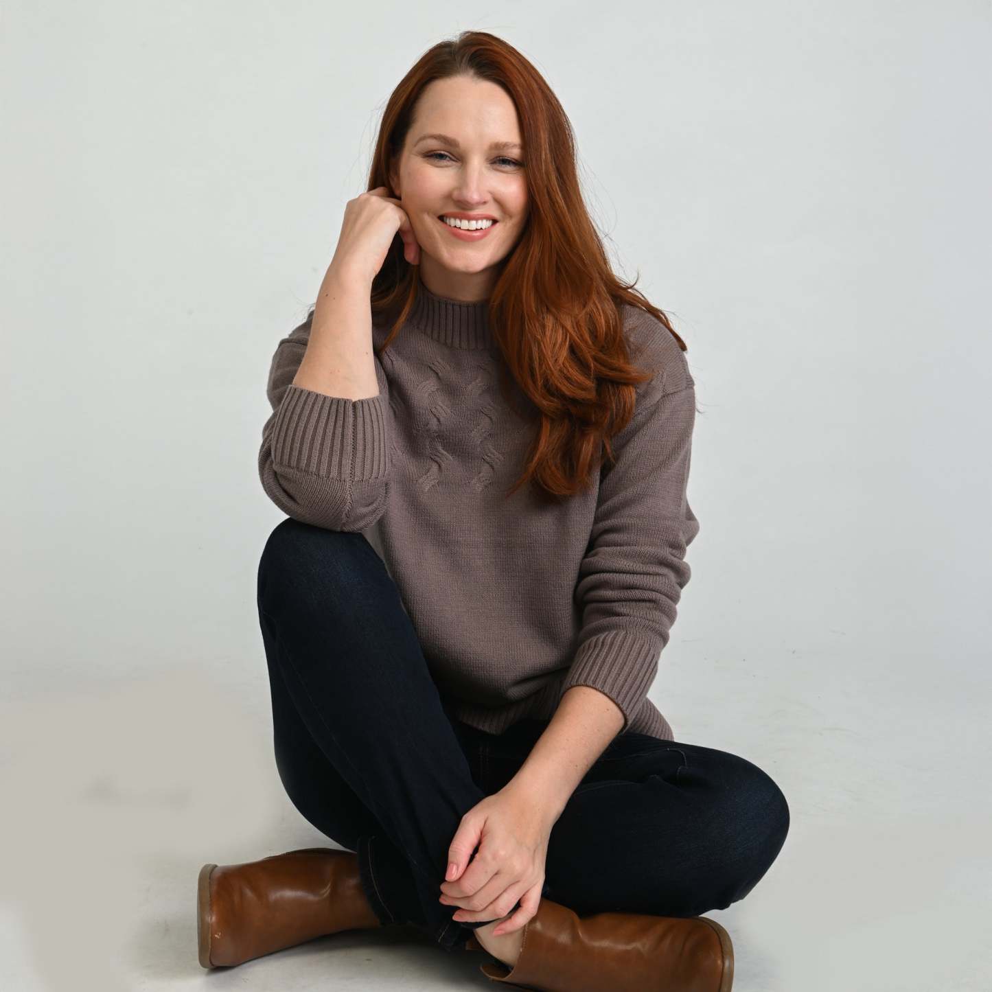 Ribbed Mock Neck Sweater