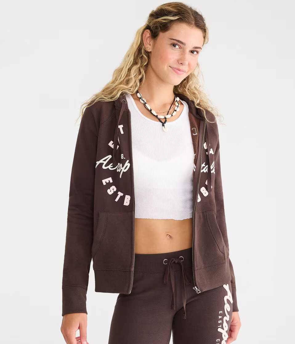 Aeropostale East Coast Full-Zip Hoodie