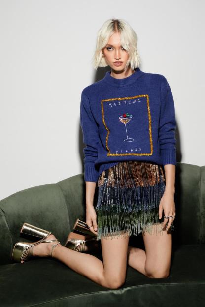 Tatiana Alida Negroni Please Knit Christmas Sweater