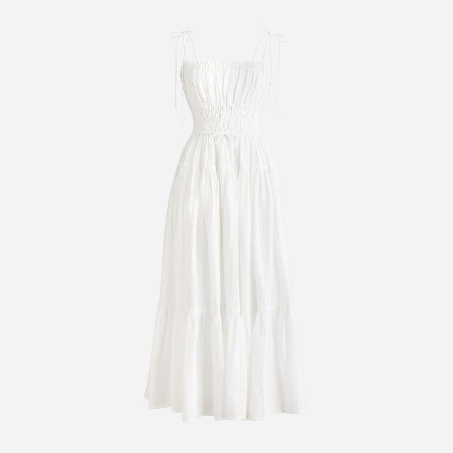 Clio dress in textured gauze