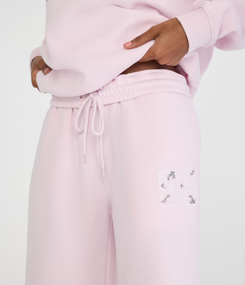 Cloud Soft Floral 96 High-Rise Wide Leg Sweatpants