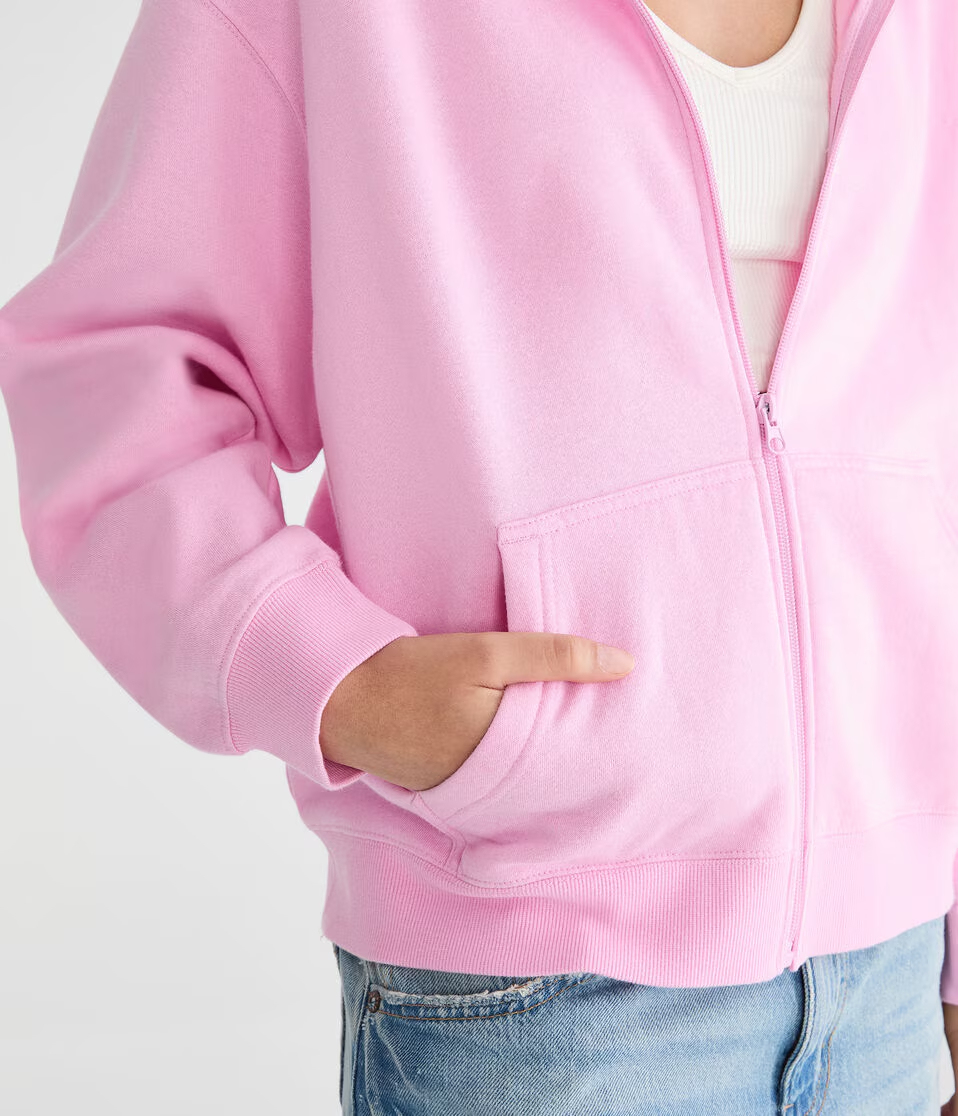 Cloud Soft Oversized Full-Zip Hoodie