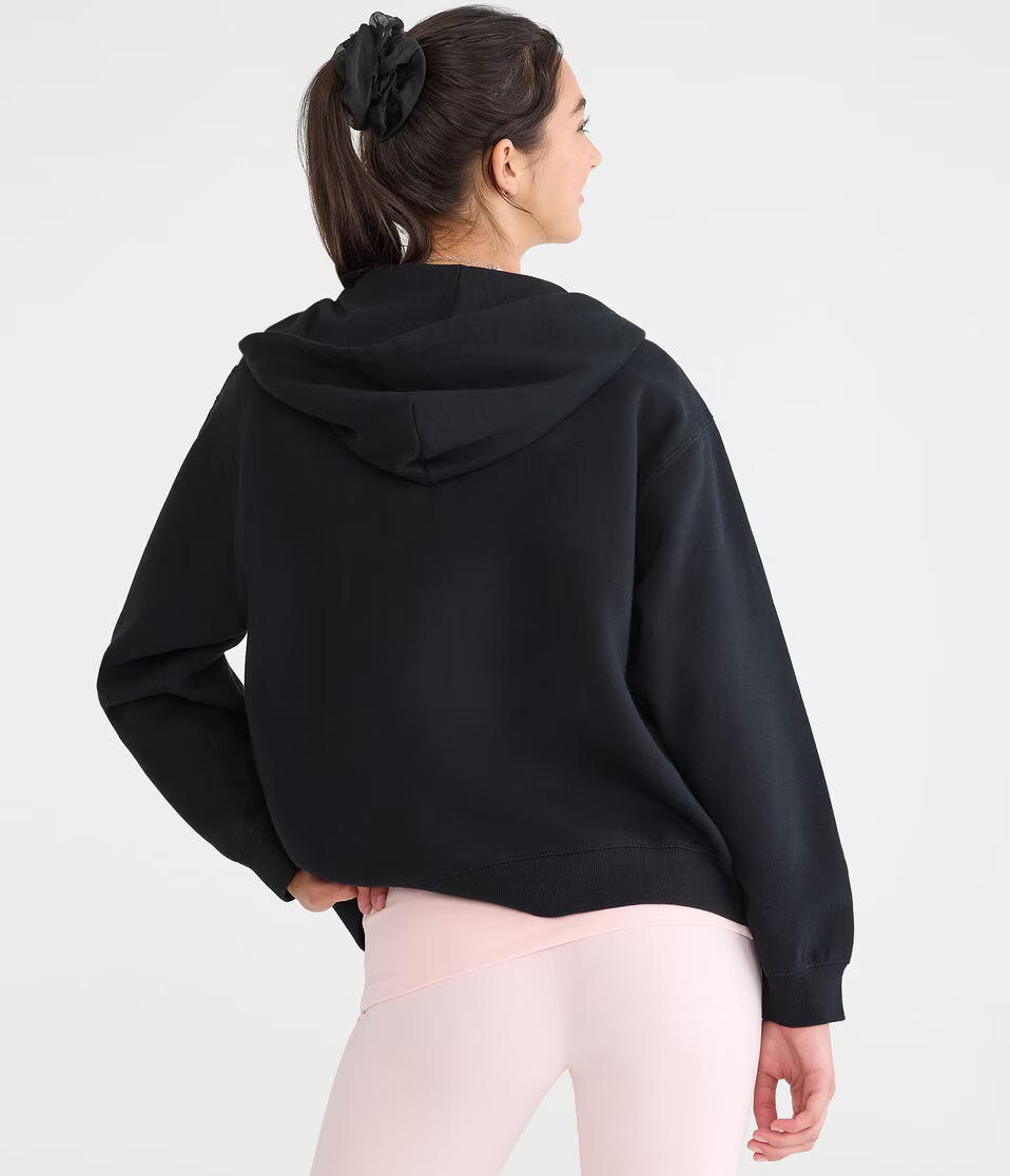Cloud Soft Oversized Full-Zip Hoodie