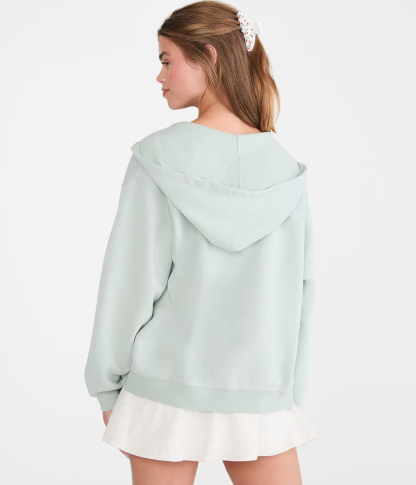 Cloud Soft Oversized Full-Zip Hoodie