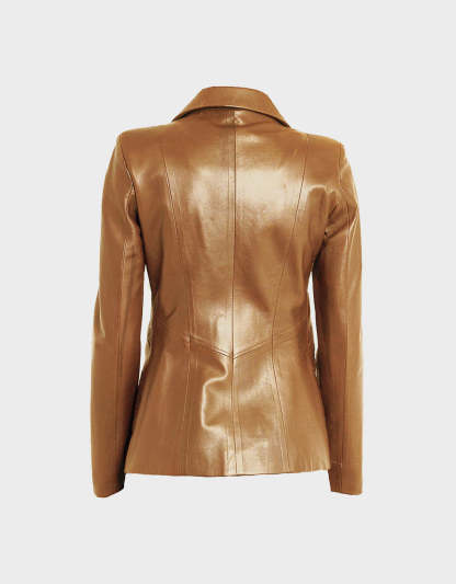 Daniela Leather Blazer