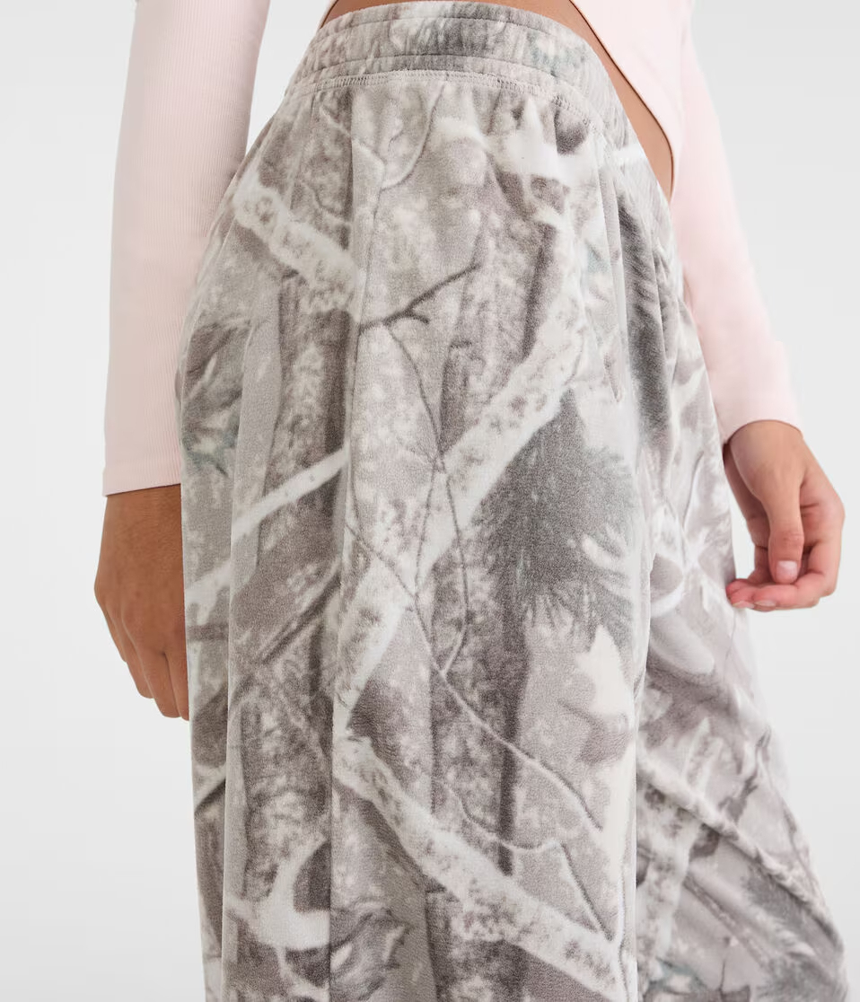 Forest Camo Polyfleece Sleep Pants