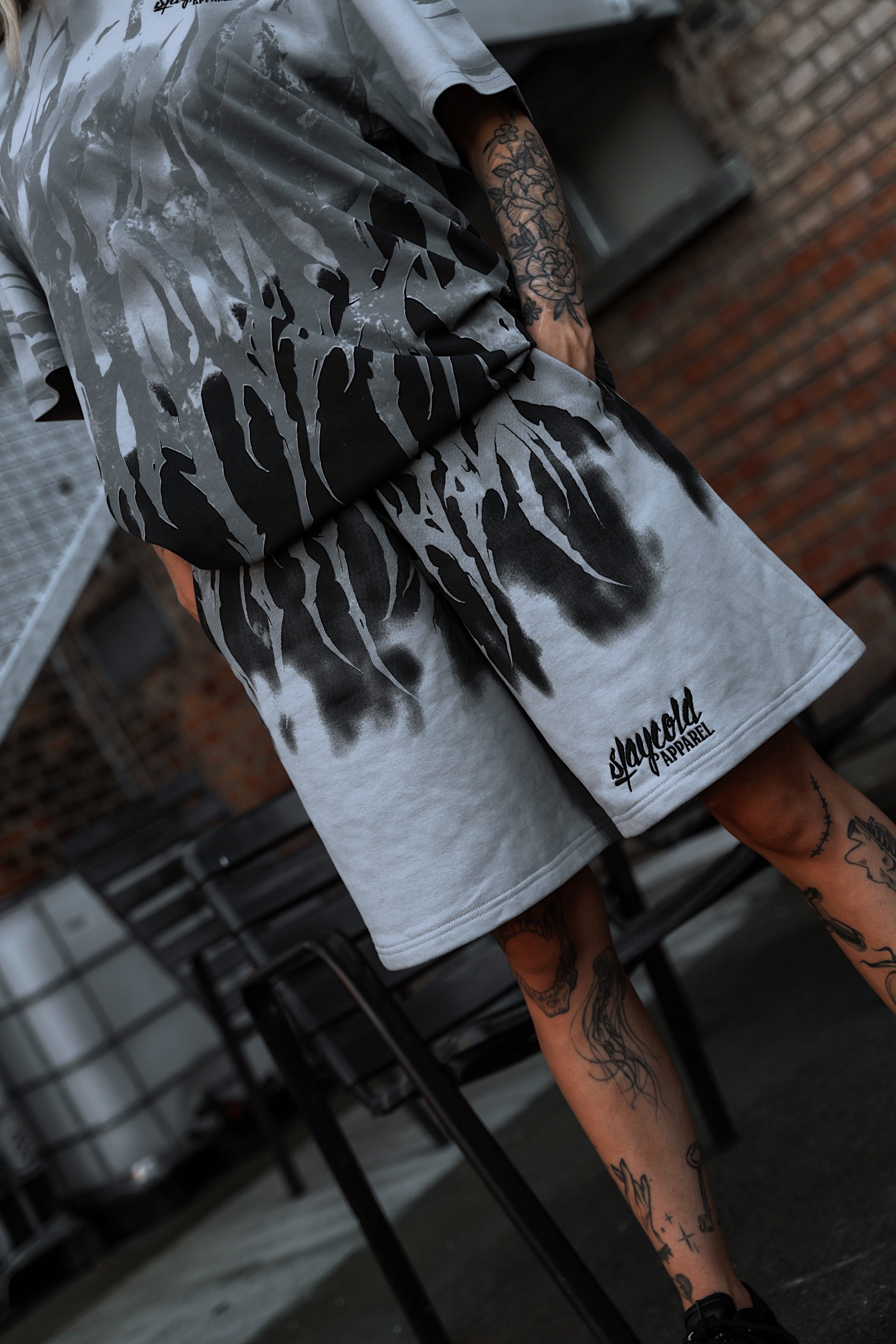 Hellwire (grey) - Prime Shorts (350GSM)