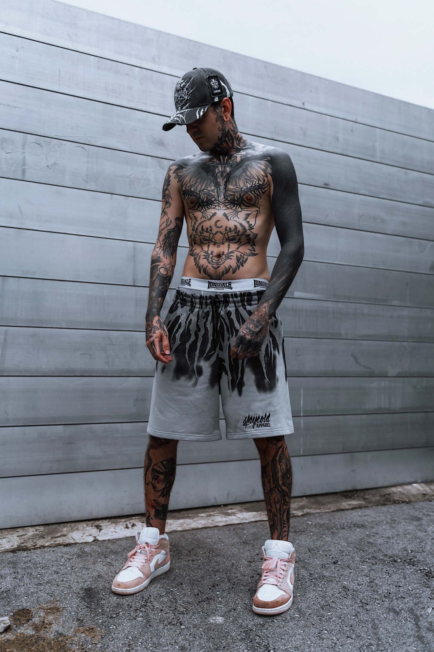 Hellwire (grey) - Prime Shorts (350GSM)