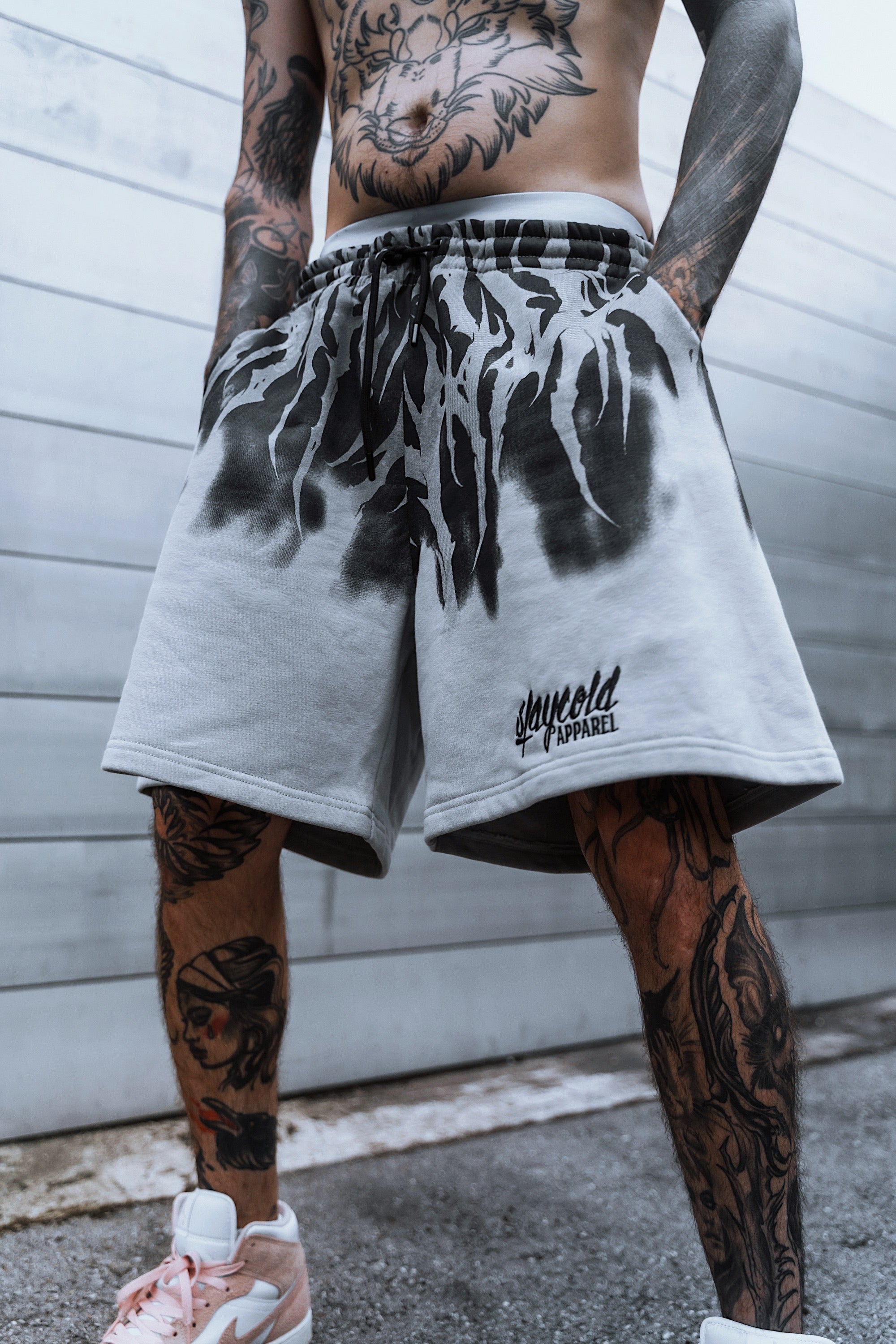 Hellwire (grey) - Prime Shorts (350GSM)