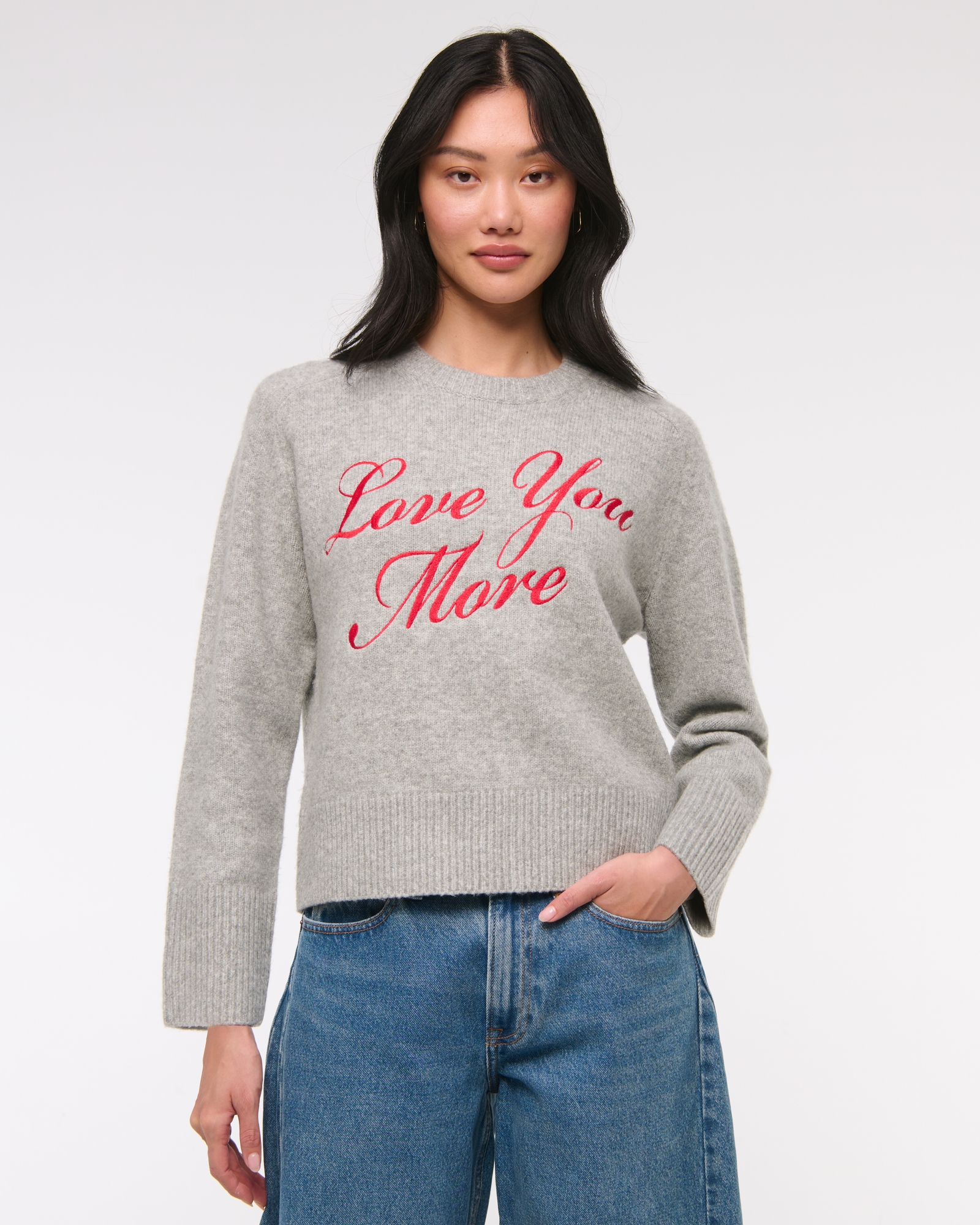 The A&F Madeline Western Crew Sweater