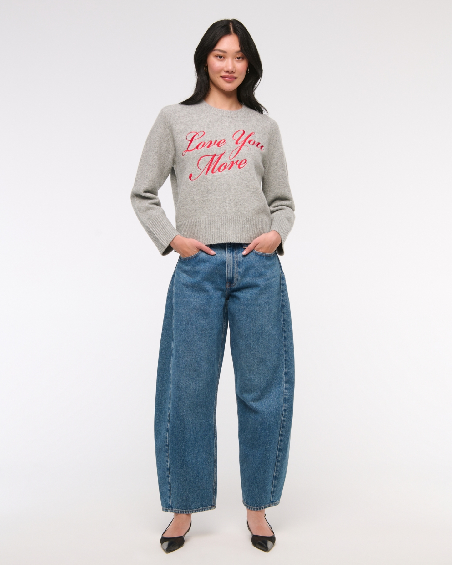 The A&F Madeline Western Crew Sweater