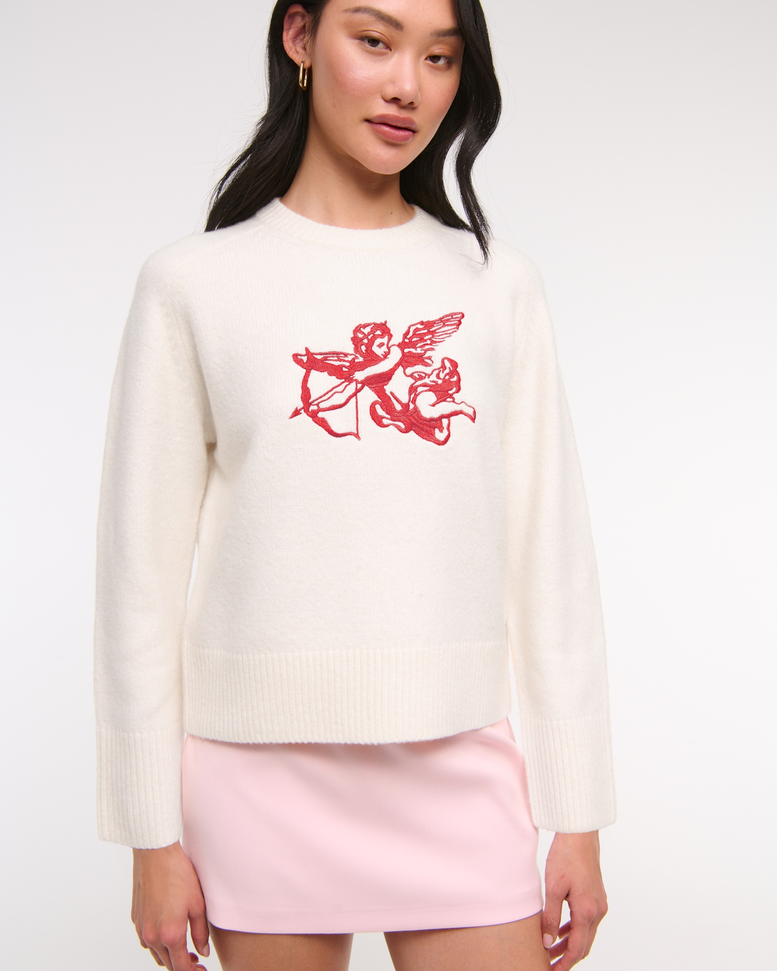 The A&F Madeline Western Crew Sweater