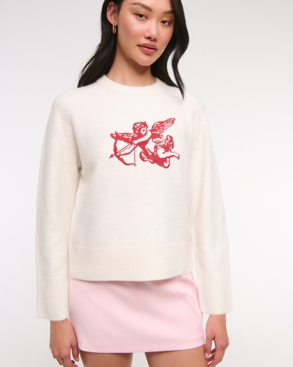 The A&F Madeline Western Crew Sweater