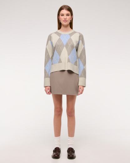 The A&F Madeline Western Crew Sweater