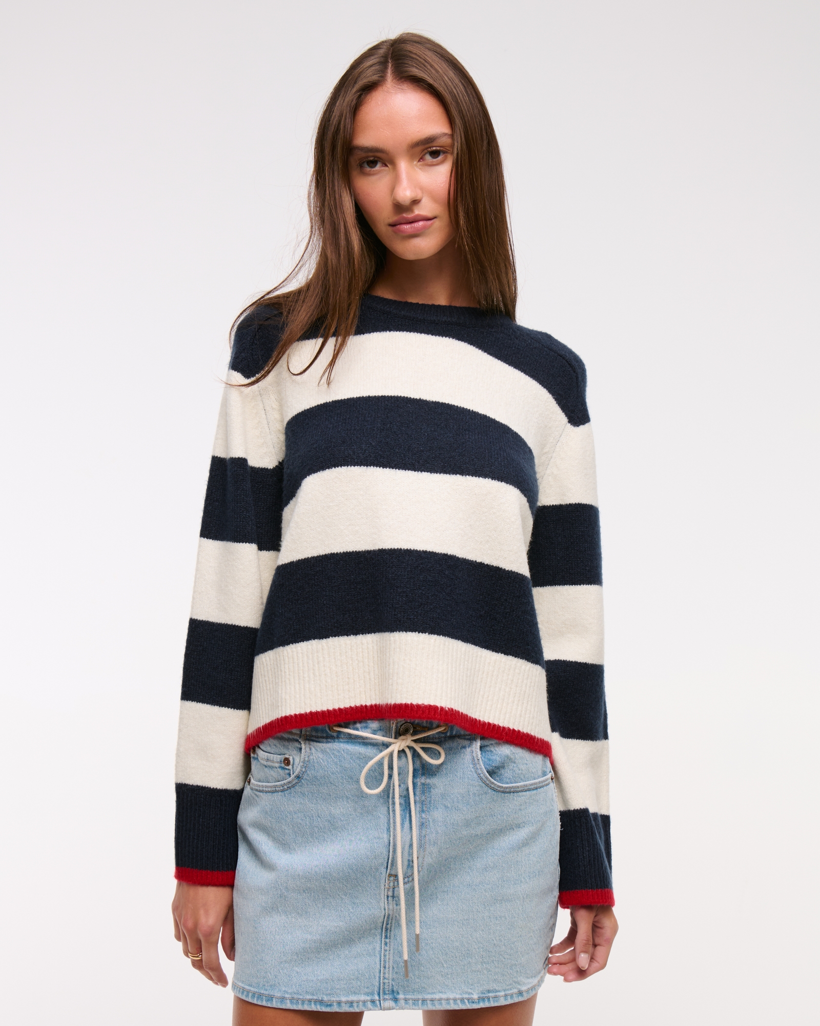 The A&F Madeline Western Crew Sweater