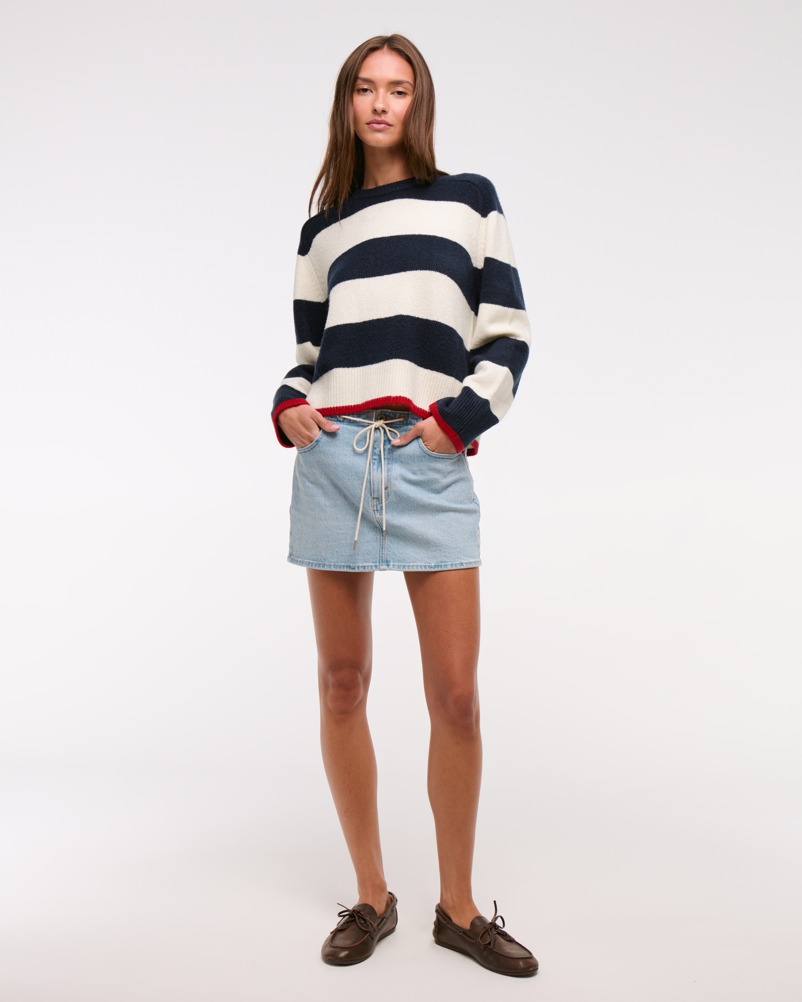 The A&F Madeline Western Crew Sweater