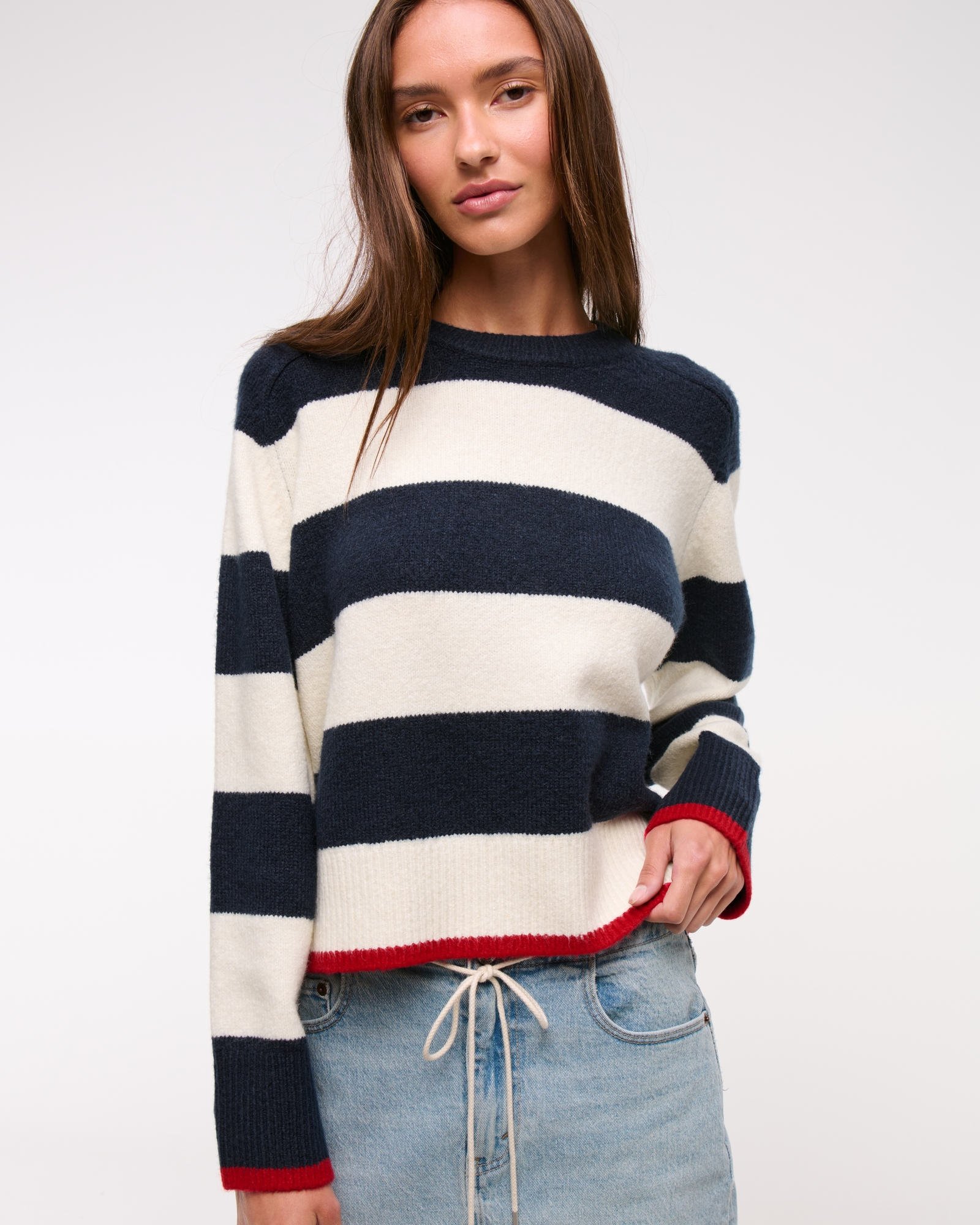 The A&F Madeline Western Crew Sweater