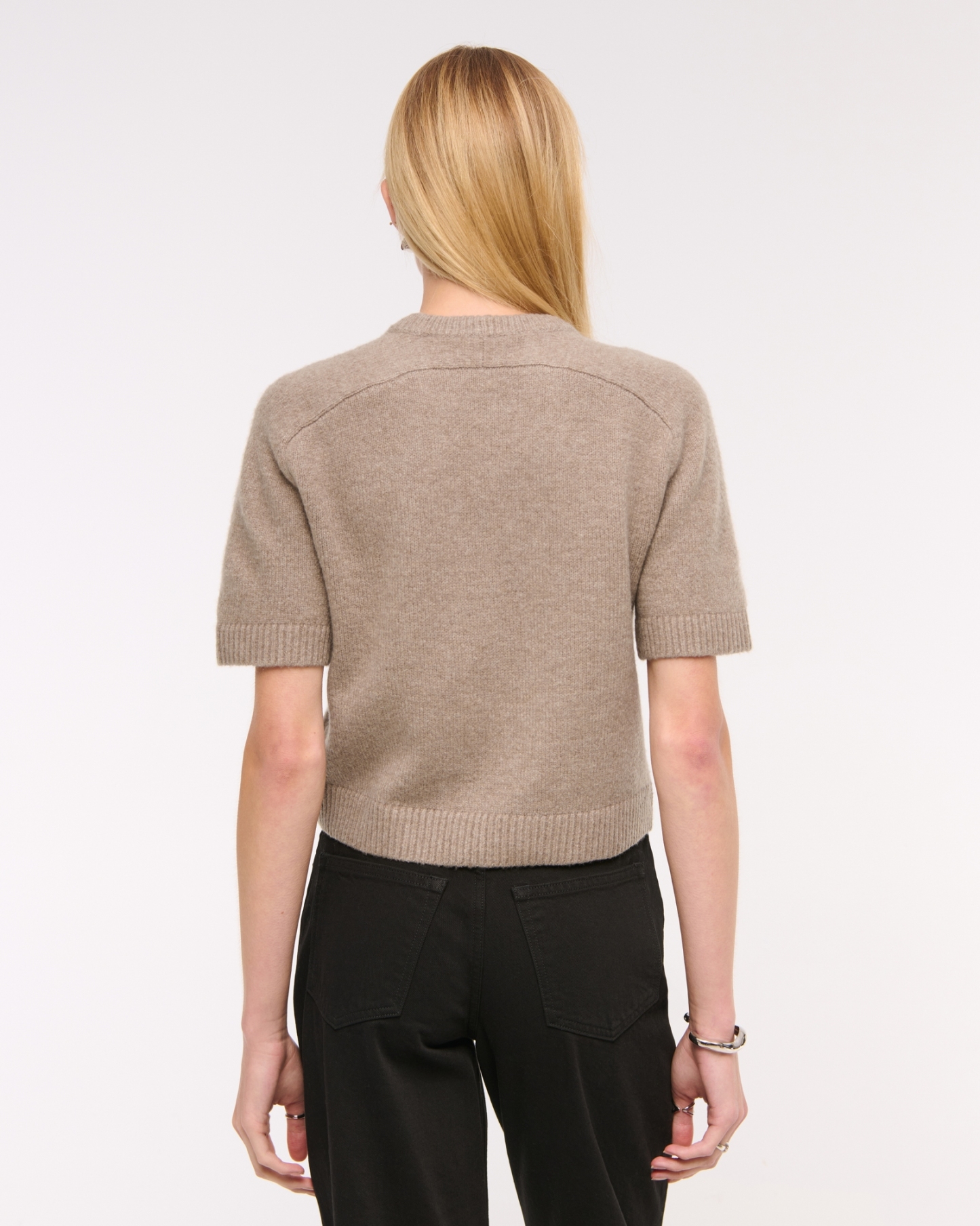 The A&F Madeline Textural Crew Sweater Tee
