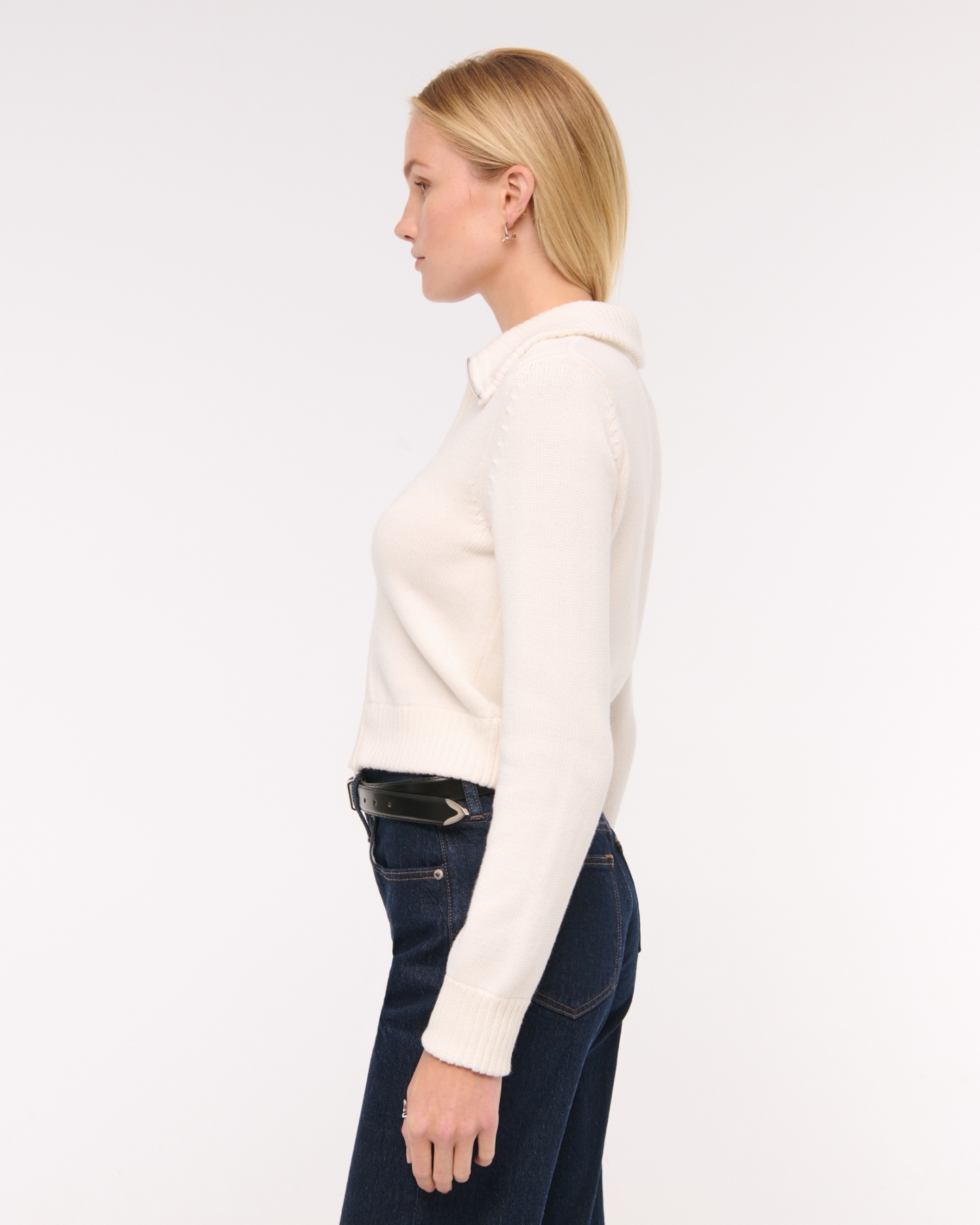 Double Zipper Western Cardigan