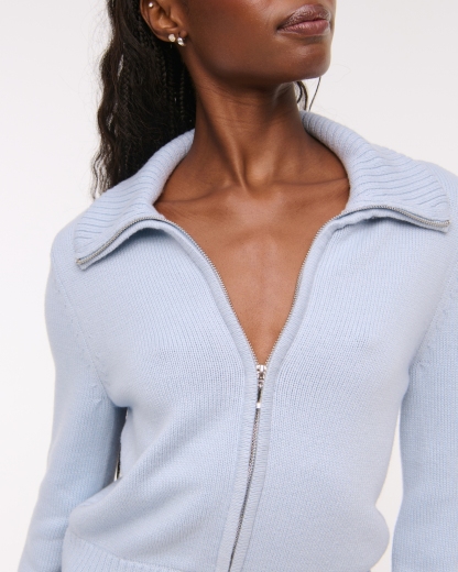Double Zipper Western Cardigan