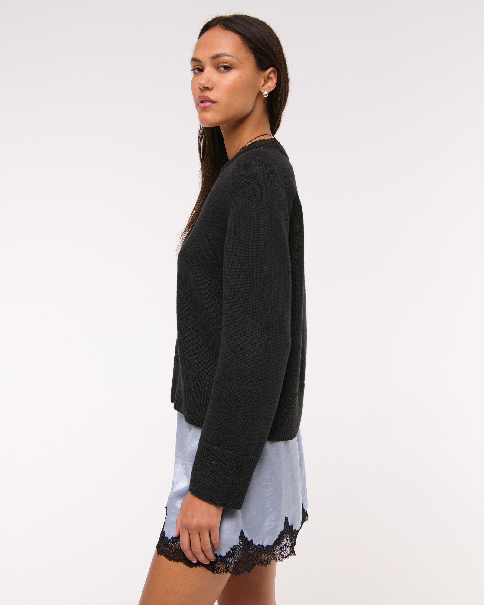 The A&F Madeline Western Crew Sweater