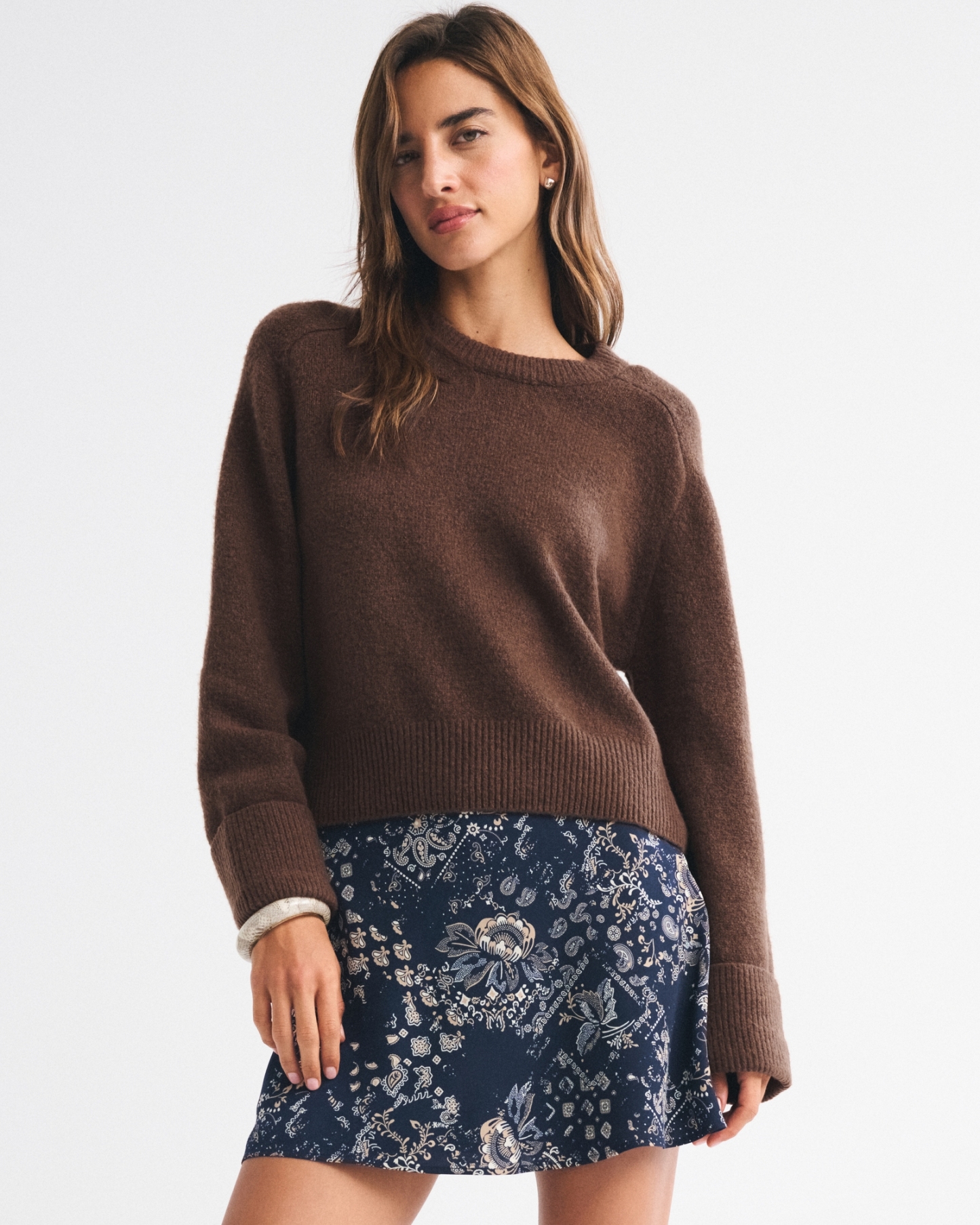 The A&F Madeline Western Crew Sweater