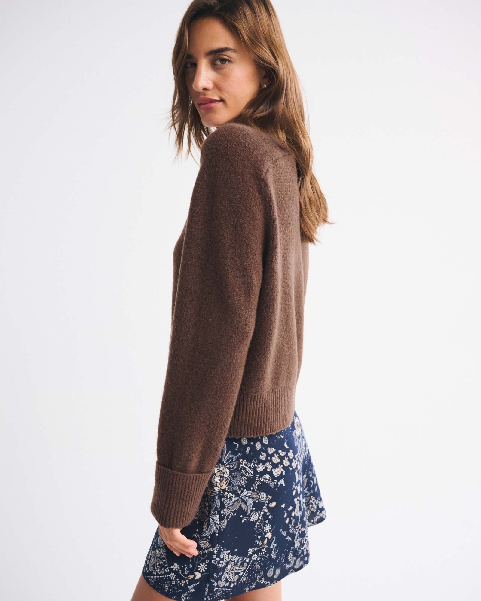 The A&F Madeline Western Crew Sweater