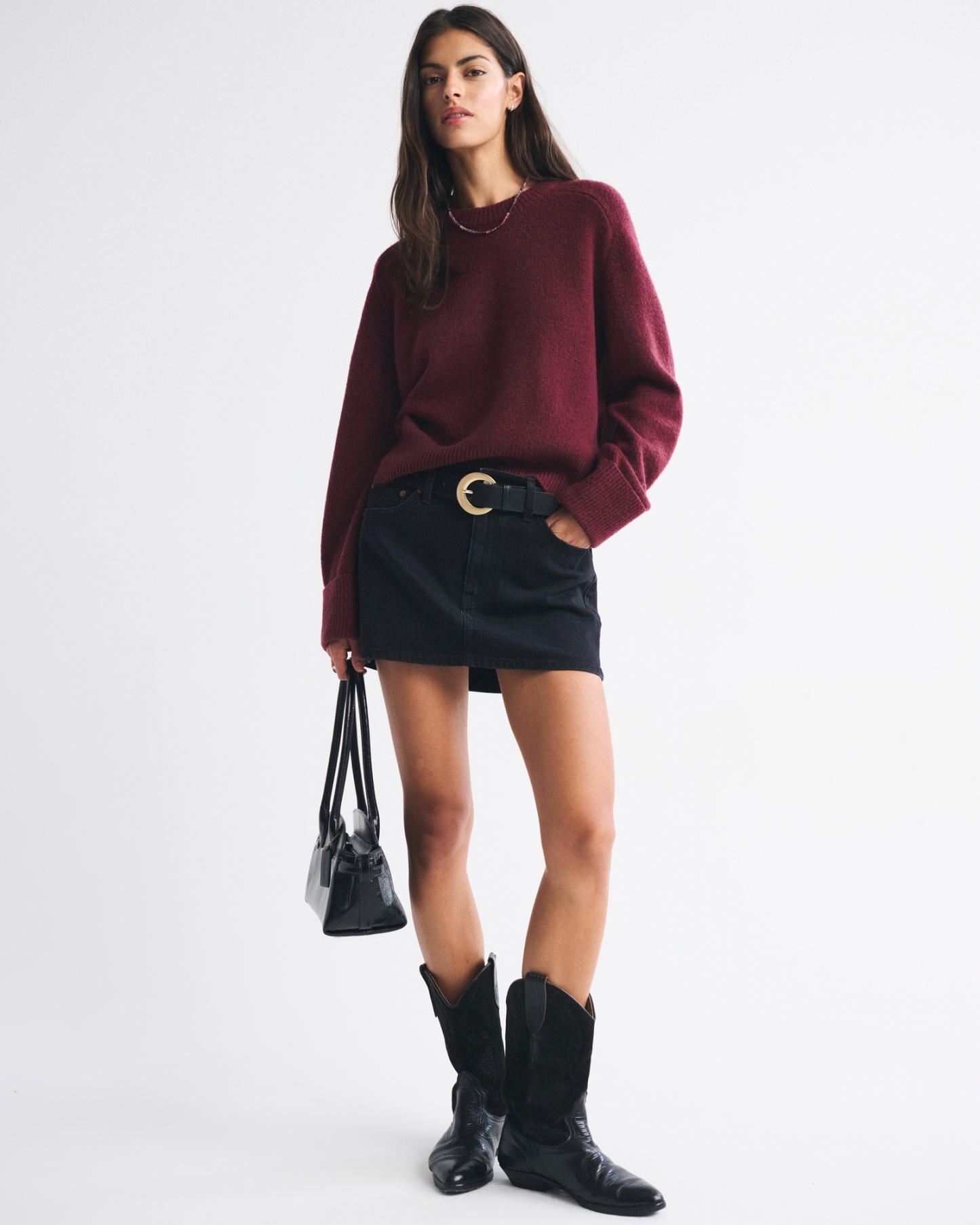 The A&F Madeline Western Crew Sweater
