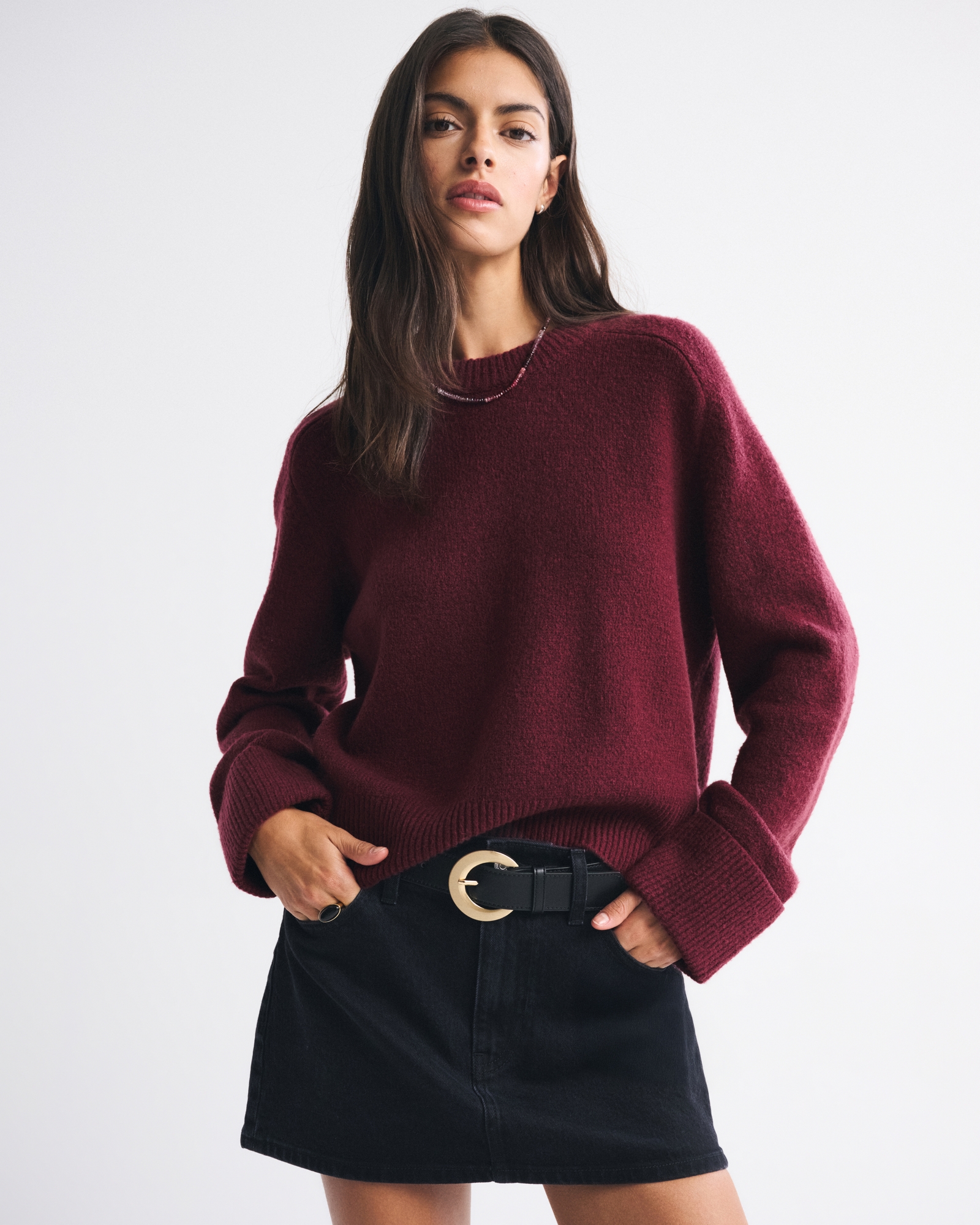 The A&F Madeline Western Crew Sweater