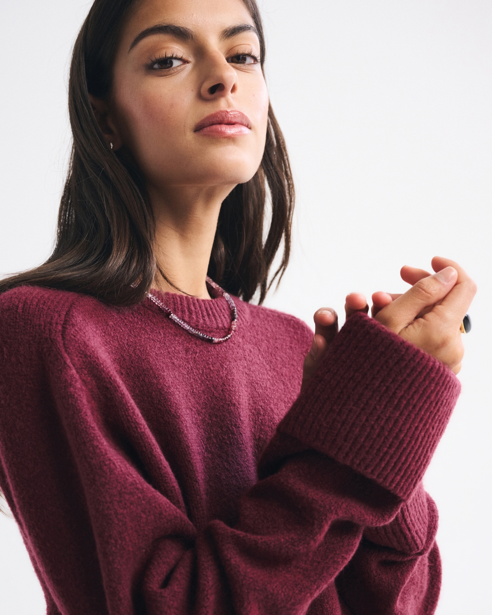 The A&F Madeline Western Crew Sweater