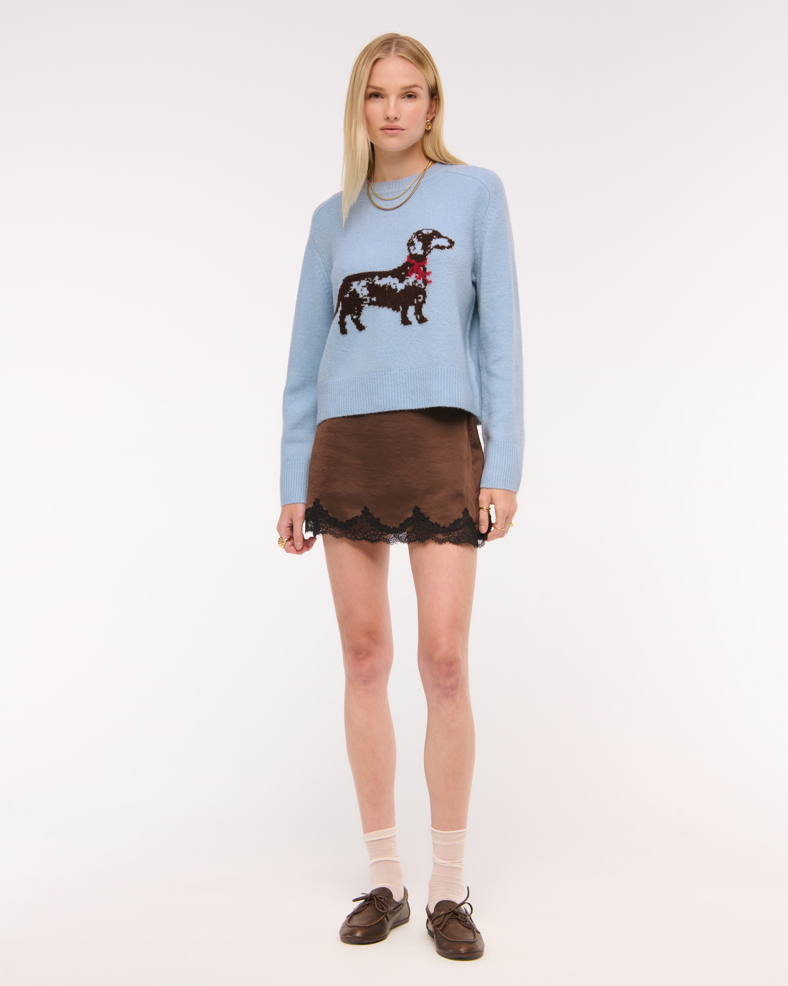 The A&F Madeline Western Crew Sweater