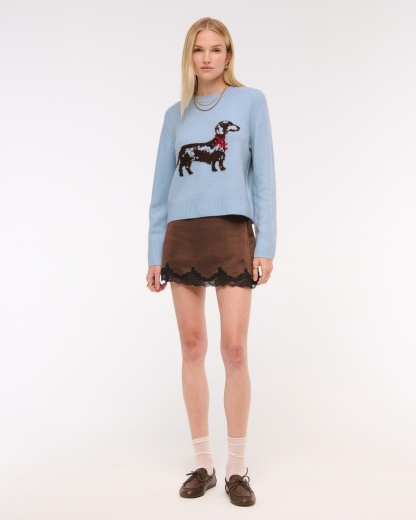 The A&F Madeline Western Crew Sweater