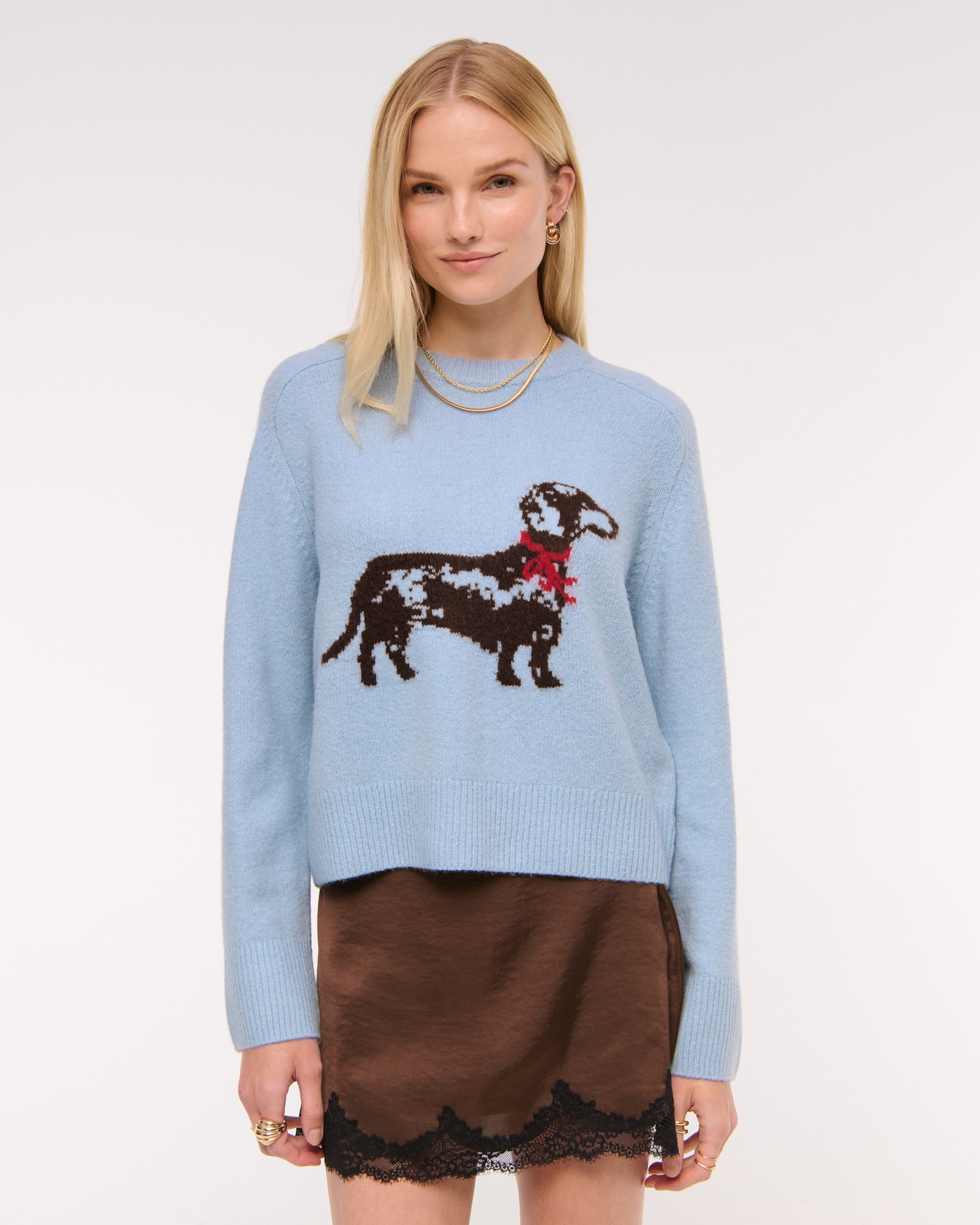 The A&F Madeline Western Crew Sweater