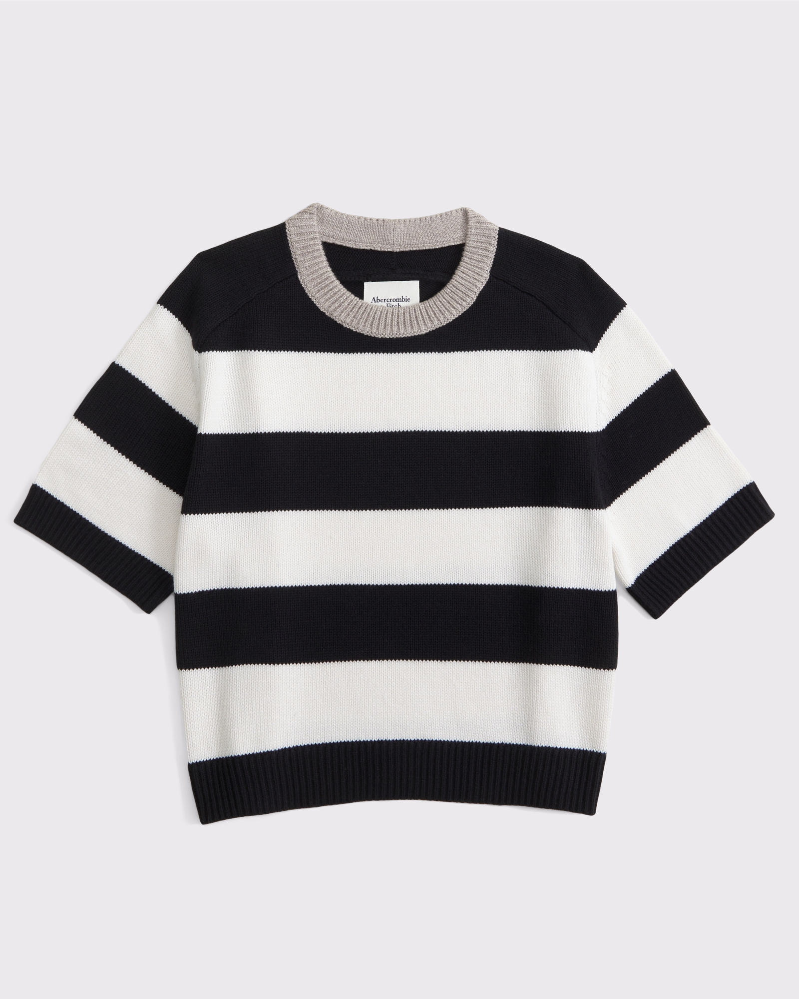 The A&F Madeline Textural Crew Sweater Tee