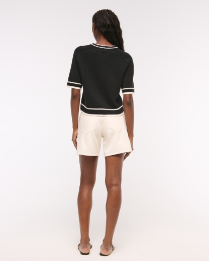 The A&F Madeline Textural Crew Sweater Tee