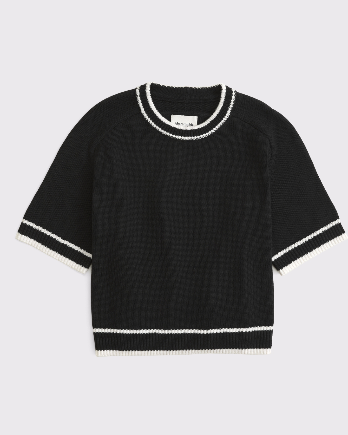 The A&F Madeline Textural Crew Sweater Tee
