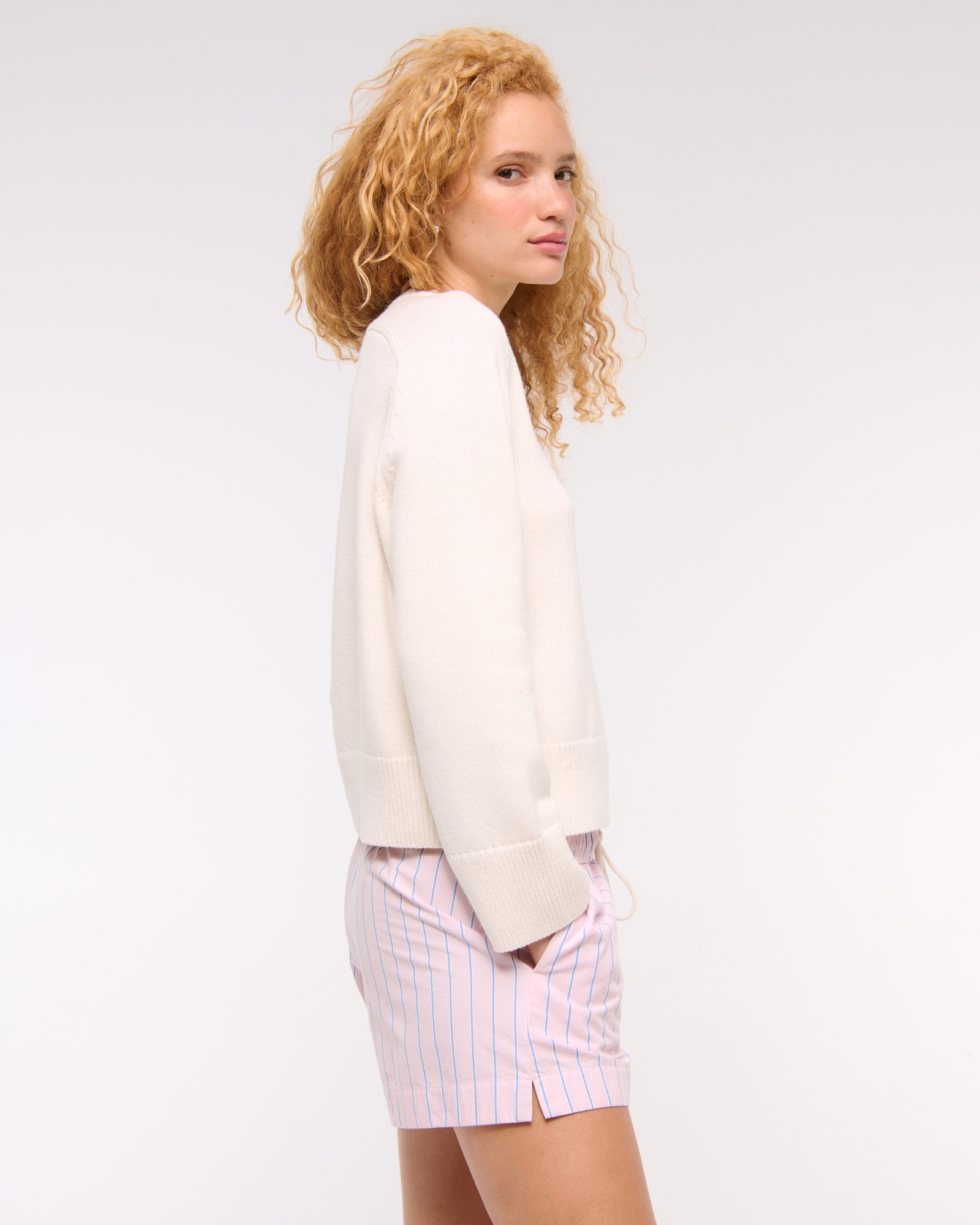 The A&F Madeline Western Crew Sweater