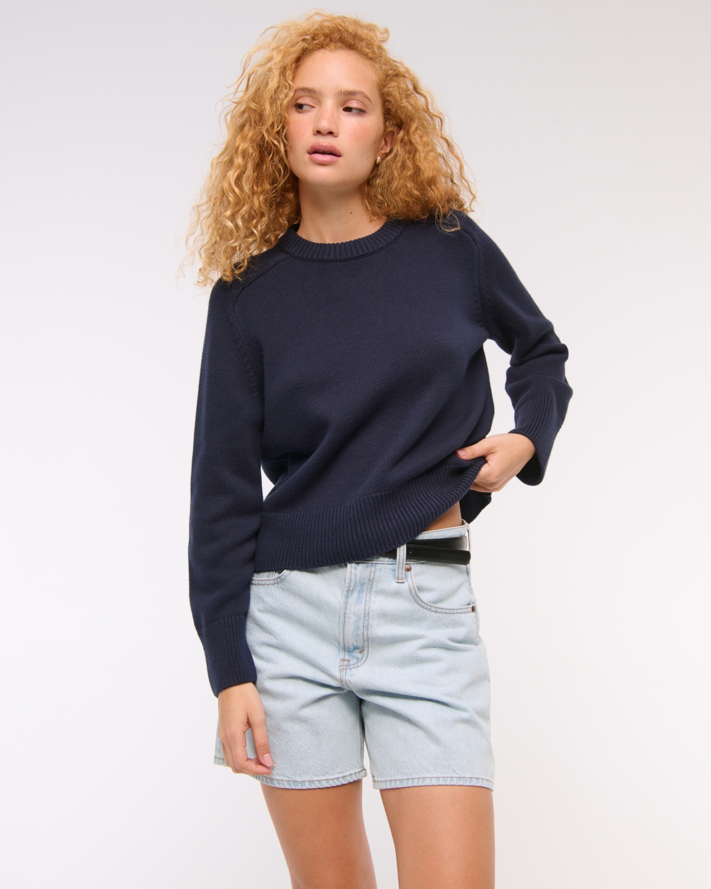 The A&F Madeline Western Crew Sweater