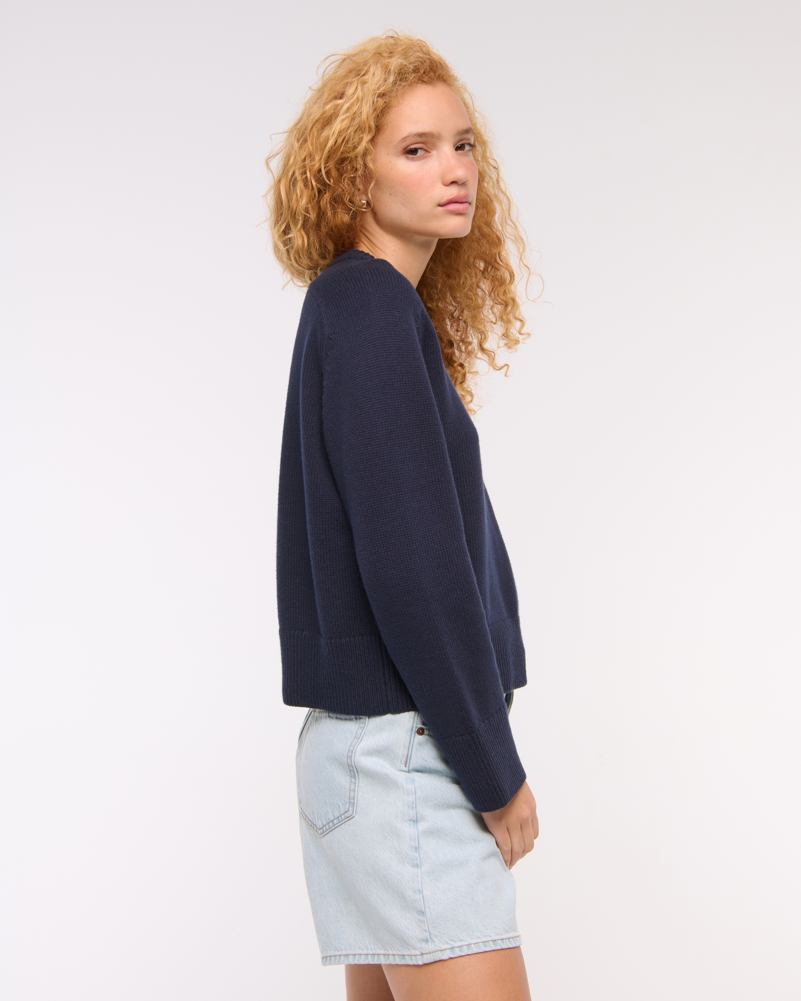 The A&F Madeline Western Crew Sweater